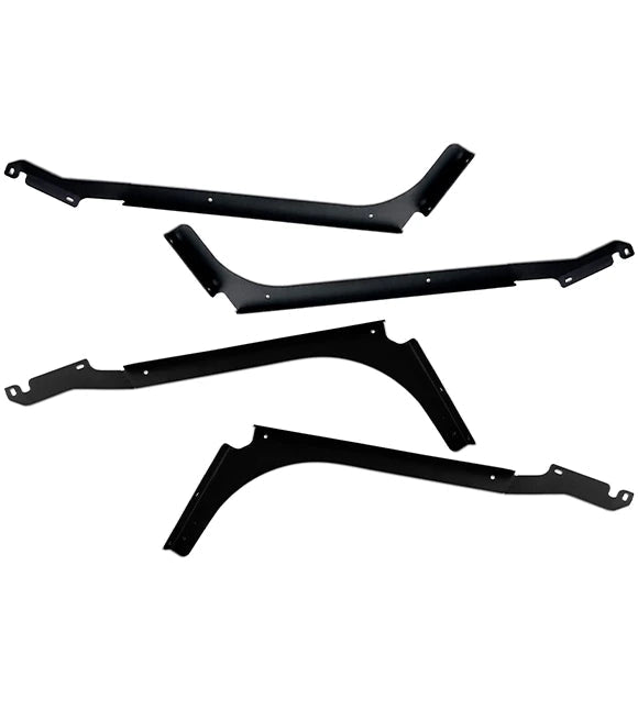 Top Lower Wind Cab Fairing Support Brackets 1L 1R 2L 2R Set Driver 2018-2024 Volvo VNL