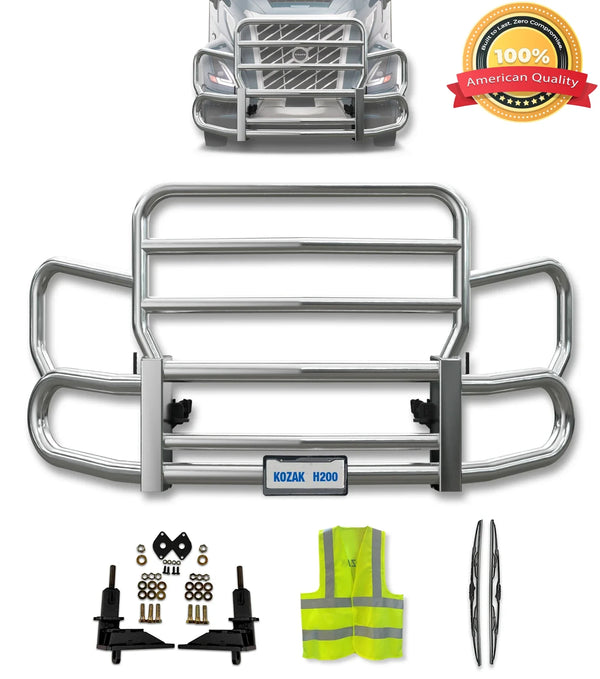 Front Steel Grille Deer Guard Herd 300 2025 Volvo VNR 300