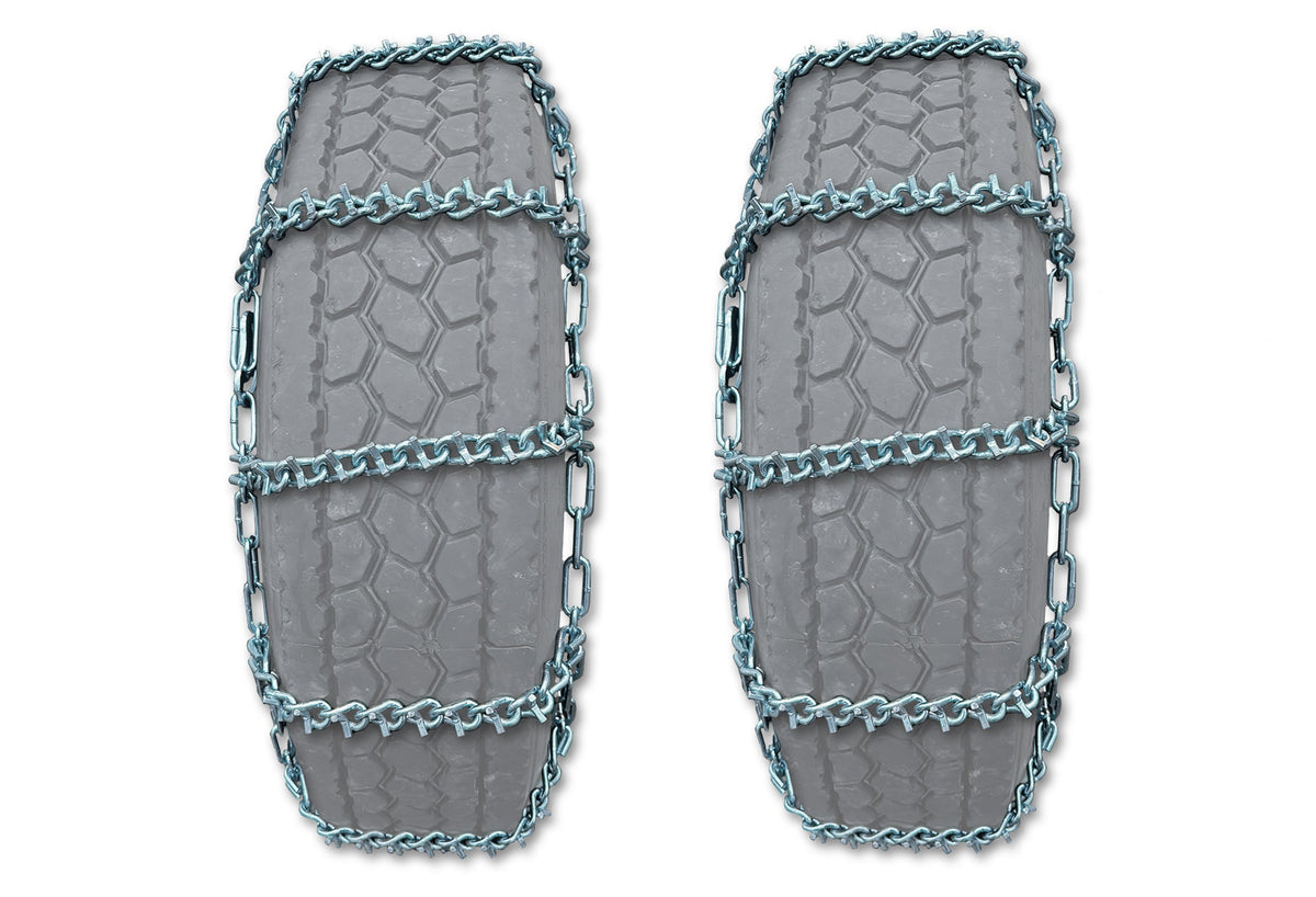 Studded Tire Chains 7mm Link R22.5, 295/75R22.5 2 Pcs