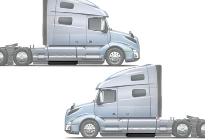 Fairing Panel Extensions Middle Center Set 2018+ Volvo VNL