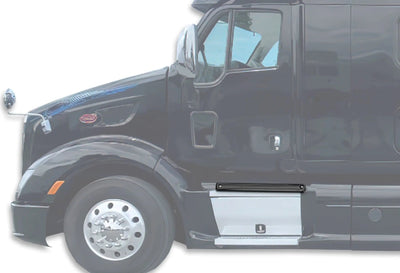 Above Box Skirt Battery Cover Left Driver Side For Peterbilt 587 387 - 