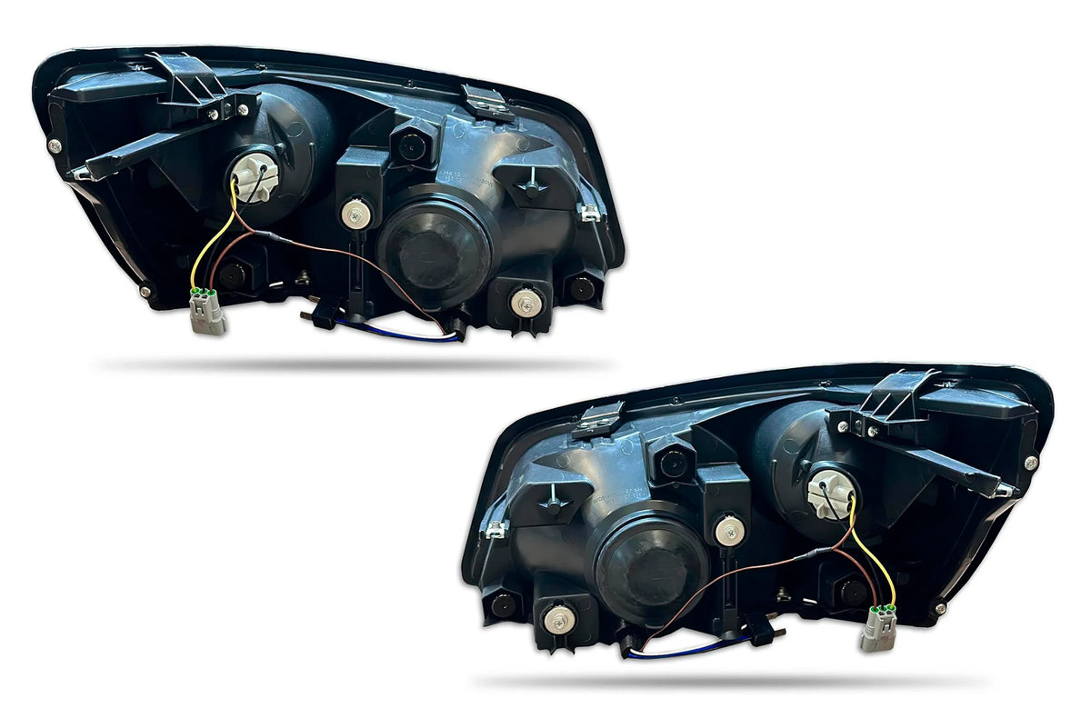 Headlights Optical Chrome Set 2006-2019 Hino 338, 2006-2010 Hino 145 165 185