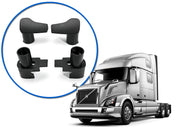 Front Chassis Fairing Handle Panel Brackets 4 Pcs Set 2004-2017 Volvo VNL