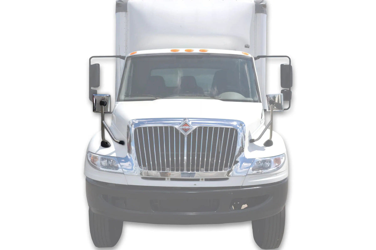 Towing Hood Mirror Chrome Right Side International Durastar - 