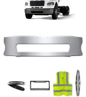 Center Bumper Chrome Steel 2003-2021 Freightliner M2 Business Class 106 112