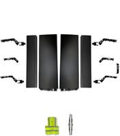 Cabin Fairing Lower Air Deflectors with Extensions and Brackets Set 2025 2026 Volvo VNL New