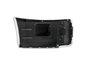 Chrome Plastic Bumper Corner Left Side No Fog Light Hole for Peterbilt 579 - 