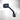 Hood Mirror Black Passenger Peterbilt 587