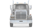 KOZAK LED DRL DUAL Chrome Projector Headlight (Passenger Right Side) for WESTERN STAR 6900 4900 4800 SERIES PLUS Windshield Wipers and Vest