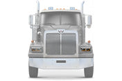 KOZAK LED DRL DUAL Chrome Projector Headlight (Driver Left Side) for WESTERN STAR 6900 4900 4800 SERIES PLUS Windshield Wipers and Vest