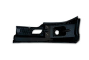 Bumper Corner With Fog Hole Plastic Black Passenger Kenworth T680