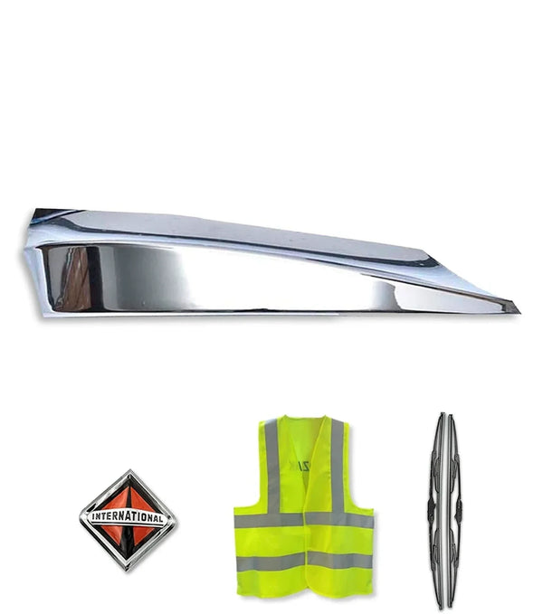 Corner Bumper Plastic Chrome Passenger 2008+ International Prostar