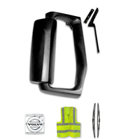 Side View Door Mirror Power Heated Black Passenger Volvo 2004+ VNL VNM VNX