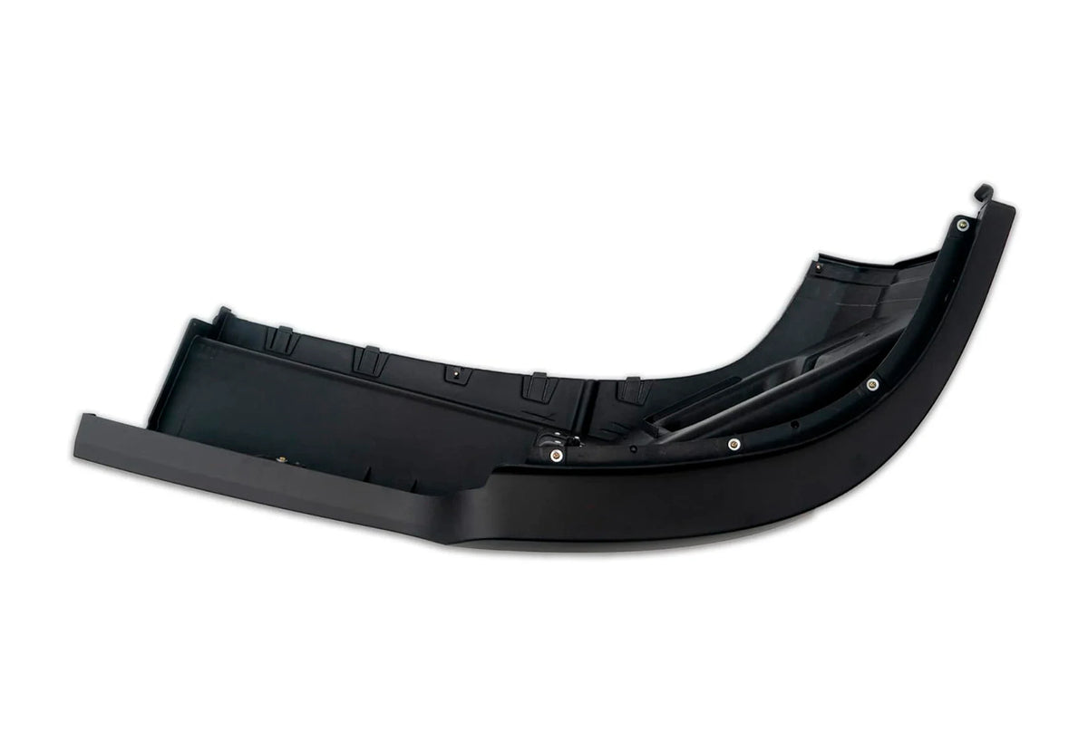 Bumper Corner With Fog Hole Plastic Black Passenger Kenworth T680