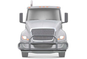 Gray Front Grille Deer Moose Bumper Guard 2018+ International LT LT625 (plastic bumper)