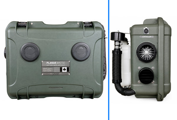 AUTOTERM Planar ARCTIC 4D-12 Portable Diesel Air Heater 4kW 13,600 BTU, Military Green