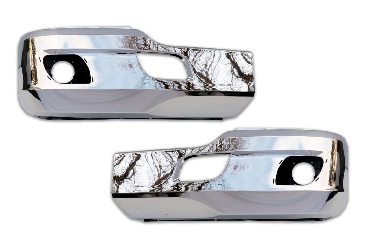 Bumper Corners Plastic Chrome with Led Fog lights Kenworth T680