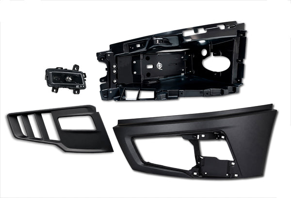 Bumper Corner, End Cap, Bezel and Fog Lamp Set Driver 2025+ Volvo VNL New