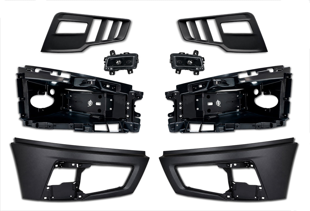 Bumper Corners, End Caps, Bezels and Fogs Lamp Set 2025+ Volvo VNL New