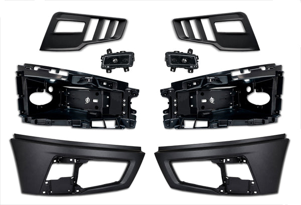 Bumper Corners, End Caps, Bezels and Fogs Lamp Set 2025+ Volvo VNL New