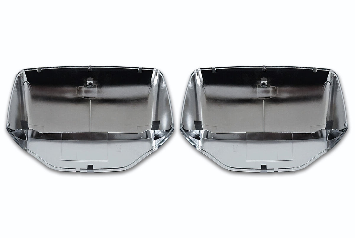 Hood Mirror Covers Chrome Set 2010-2017 Peterbilt 579