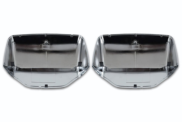 Hood Mirror Covers Chrome Set 2010-2017 Peterbilt 579