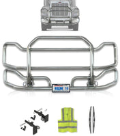 Front Grille Bumper Guard Large Chrome Peterbilt 384