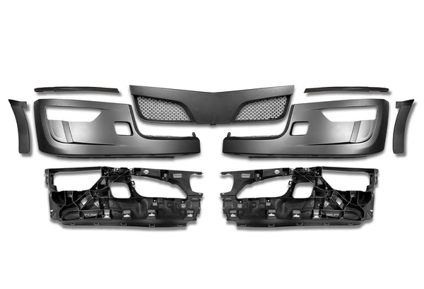 Complete Front Bumper with Fog Hole 9 Pcs 2022+ Peterbilt 579