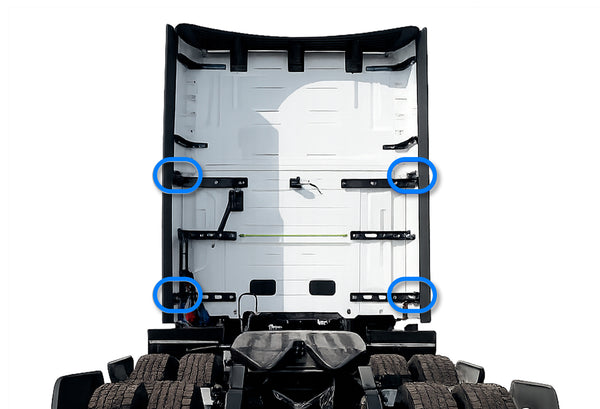 Lower Wind Cab Fairing Brackets Hinge 4 Pcs Full Set 2025 2026 Volvo VNL New