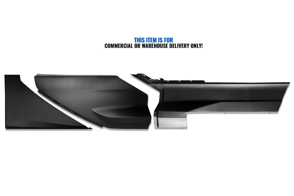 Front Step & Rear Fairing Panels Complete Set fits Right Passenger Side 2022+ Kenworth T680 Next Gen