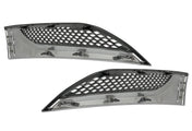 Side Hood Grilles Vent Trim Chrome Set 2022+ Kenworth T680 Next Gen