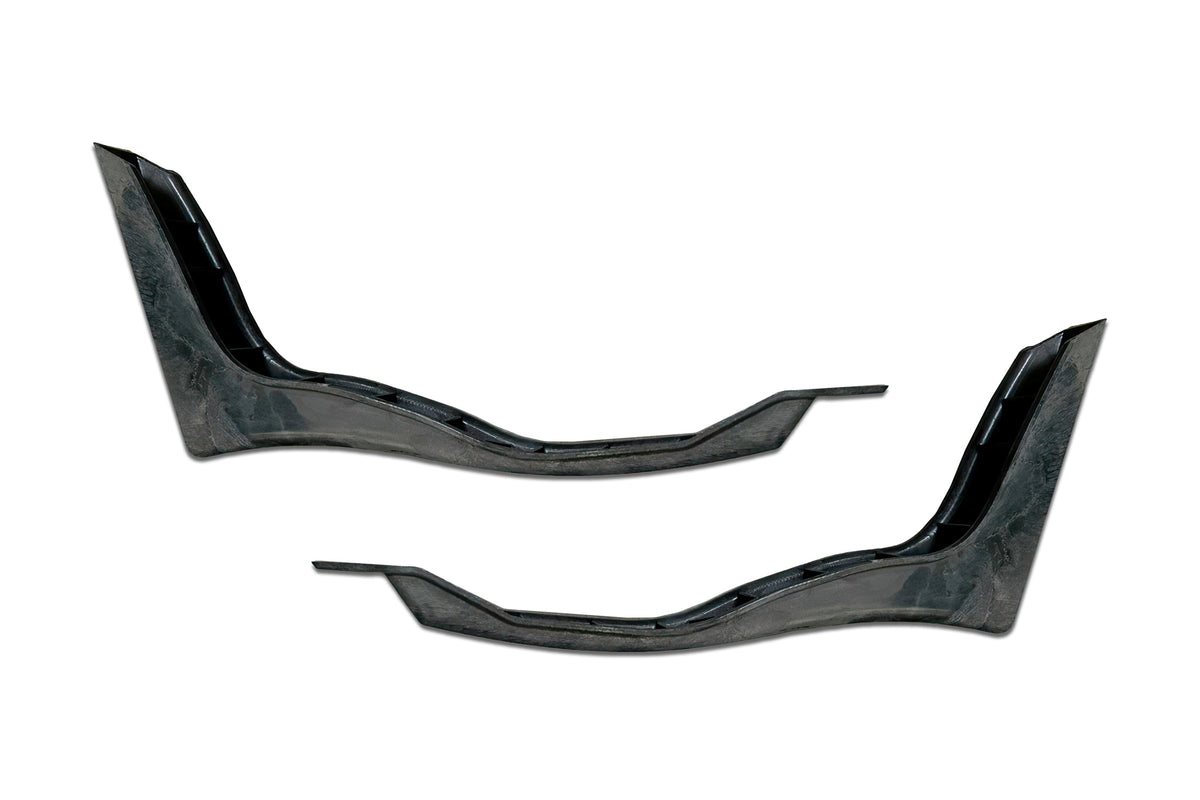 Top Wind Fairings Cab Panels w/Extenders & w/Brackets Set International LT625