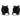 Black LED Fog Lights Lamp Pair Kenworth T660 - 
