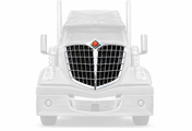 Chrome Grille with Bug Screen Complete Assembly International Lonestar