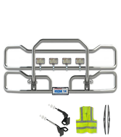 Front Grille Guard Chrome 2018+ Freightliner Cascadia 126 116