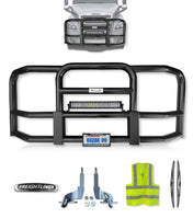 Full Front Black Grille Guard 2018+ Freightliner Cascadia 126 116