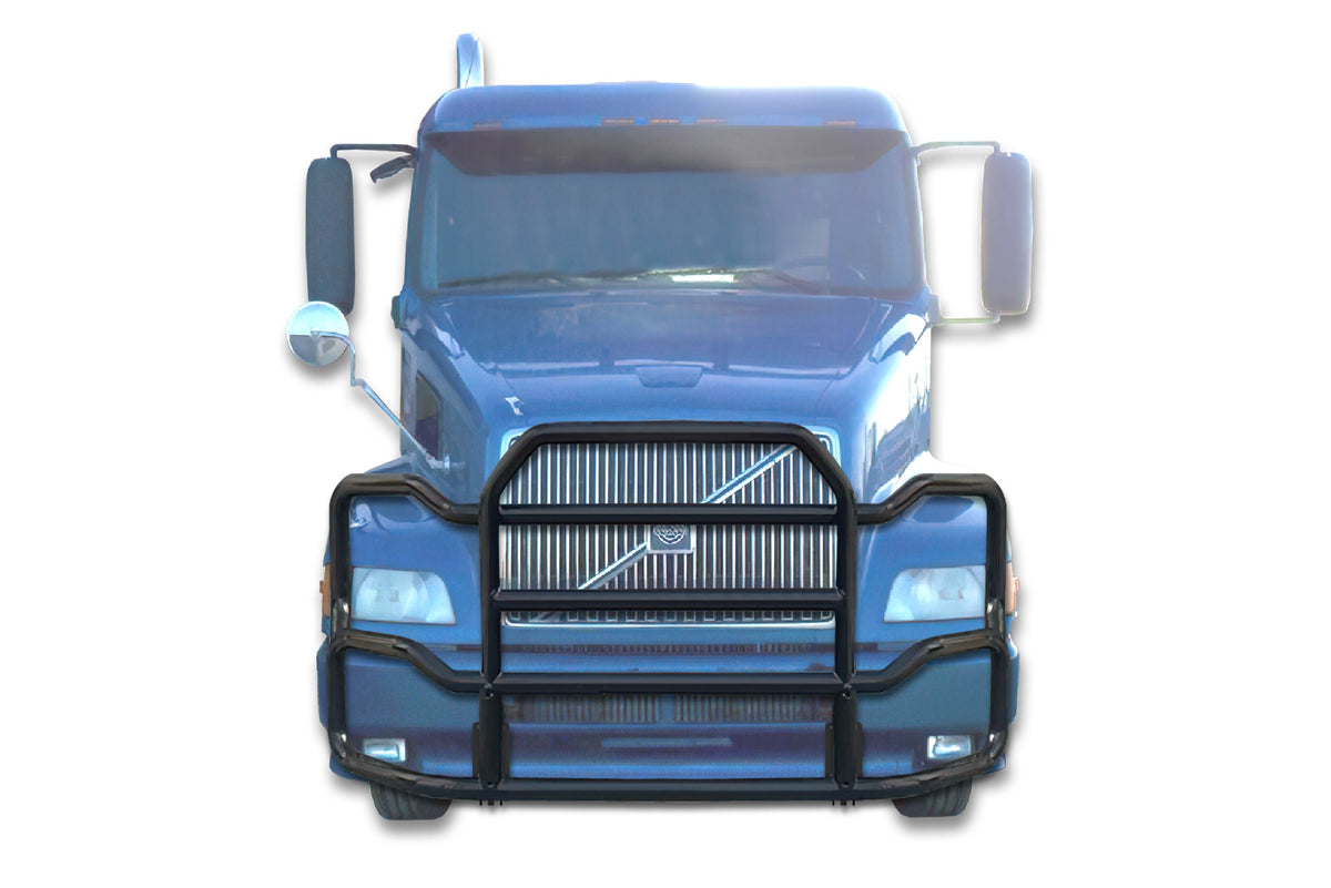 Grille Guard Large Black with Lights 1999-2003 Volvo VNL