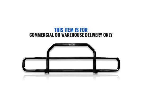 Front Grille Guard with Lights Black 2012-2021 Kenworth T680