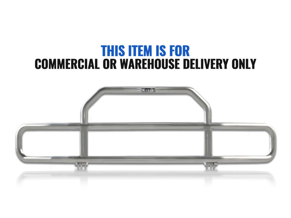 Front Grille Guard Chrome International RH (Plastic Bumper)