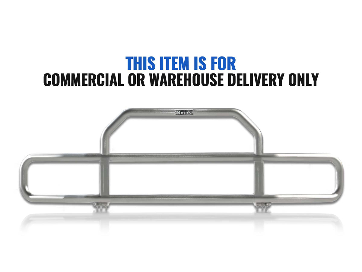 Front Grille Guard Chrome International LT LT625 (Plastic Bumper)