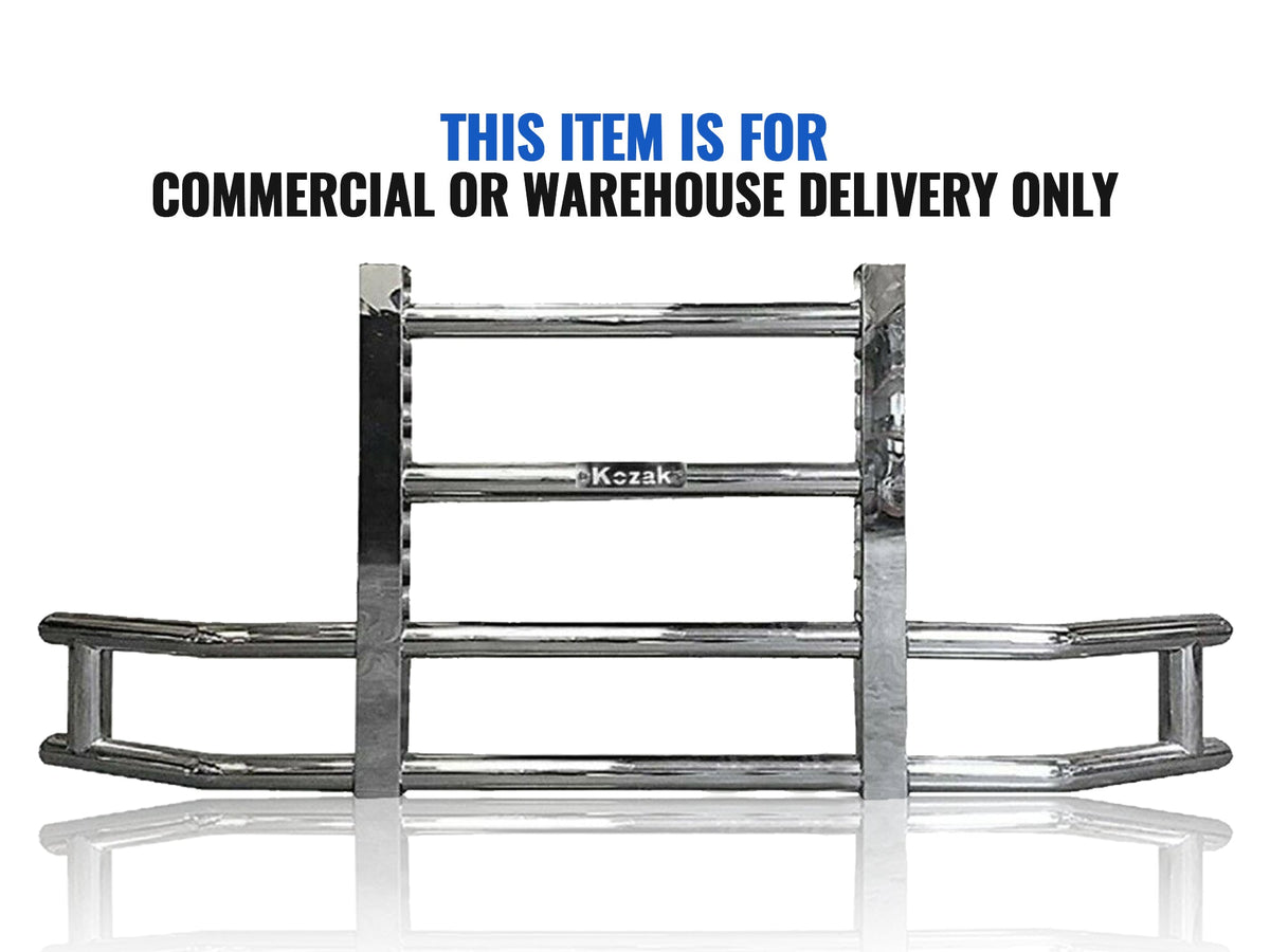 Front Grille Guard Chrome 2022+ Kenworth T680 Next Gen - No Fog