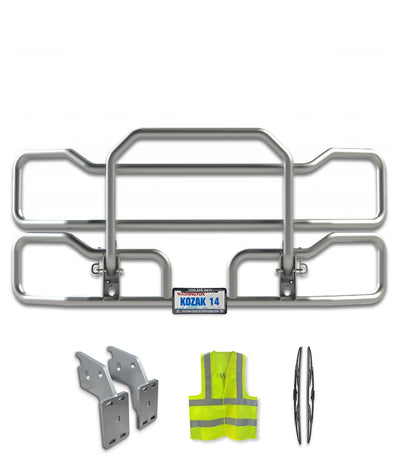 Grille Deer Guard Chrome (No Fog, only Steel Bumper) 2018+ Mack Anthem