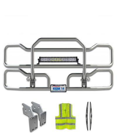 Grille Deer Guard Chrome (No Fog, only Steel Bumper) 2018+ Mack Anthem