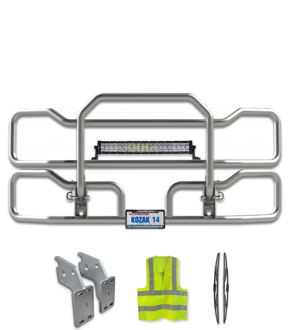 Grille Deer Guard Chrome (No Fog, only Steel Bumper) 2018+ Mack Anthem