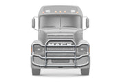 Grille Guard Large Chrome with Lights 1999-2003 Mack CH Set-Back