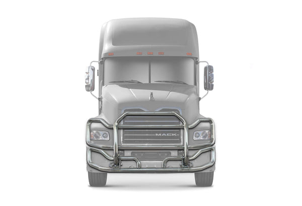 Front Grille Guard Large Chrome 2004-2017 Mack CX