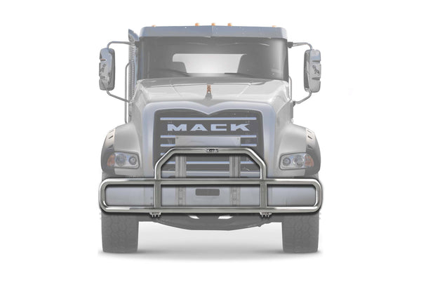 Grille Guard with Lights Chrome 2004+ Mack Granite GU713