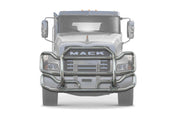 Chrome Front Grille Guard Large 2004+ Mack Granite Gu713