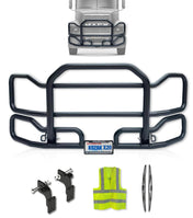 Front Grille Guard Large Black 2004+ Mack CH Set-Back