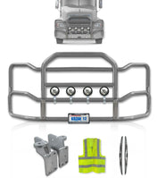 Grille Guard Large Chrome with Lights 2004-2017 Mack CX